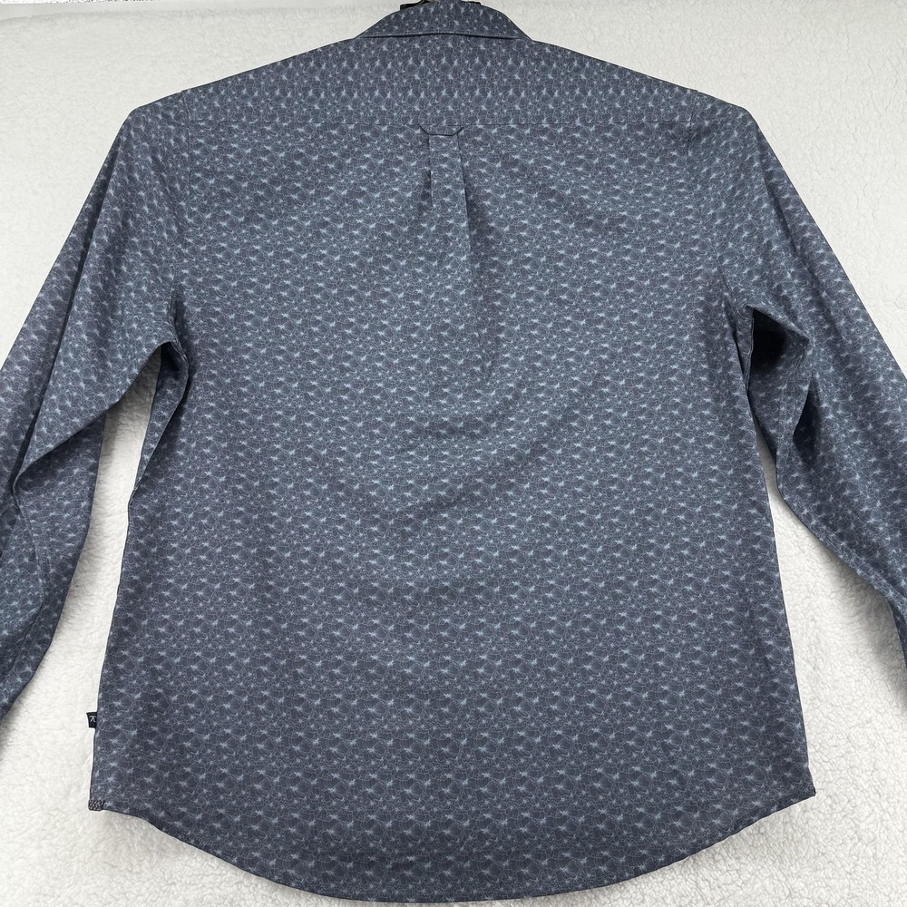 7 Diamonds Adoration Shirt Mens XL Floral 4 Way Stretch Button Up Long Sleeve - Picture 9 of 11